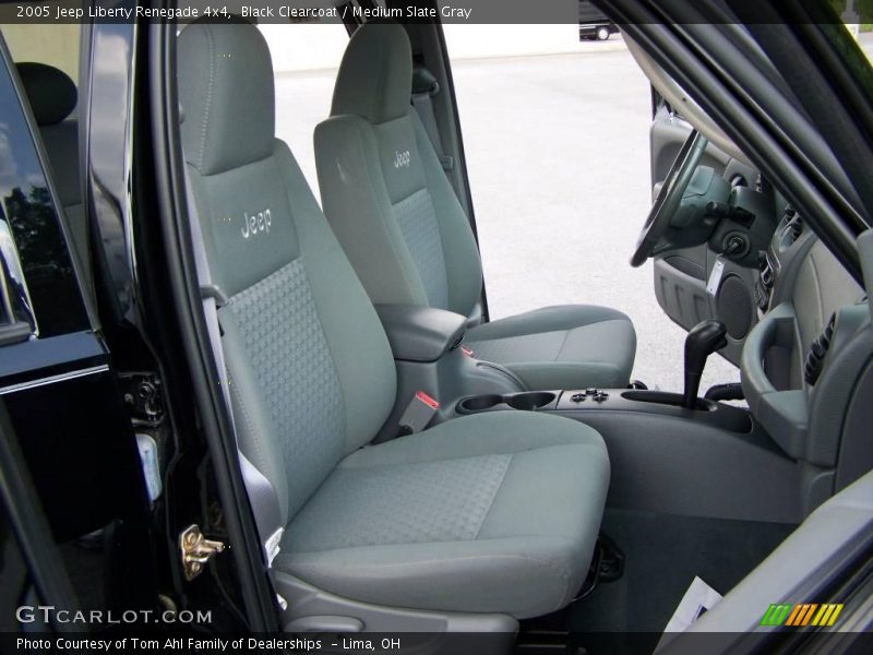 Black Clearcoat / Medium Slate Gray 2005 Jeep Liberty Renegade 4x4