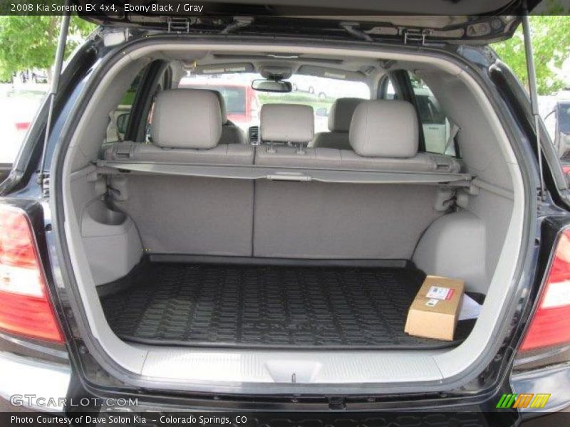 Ebony Black / Gray 2008 Kia Sorento EX 4x4