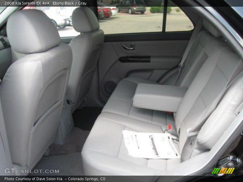 Ebony Black / Gray 2008 Kia Sorento EX 4x4