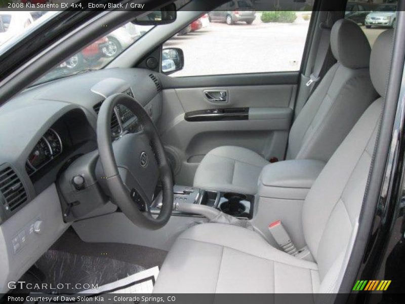 Ebony Black / Gray 2008 Kia Sorento EX 4x4
