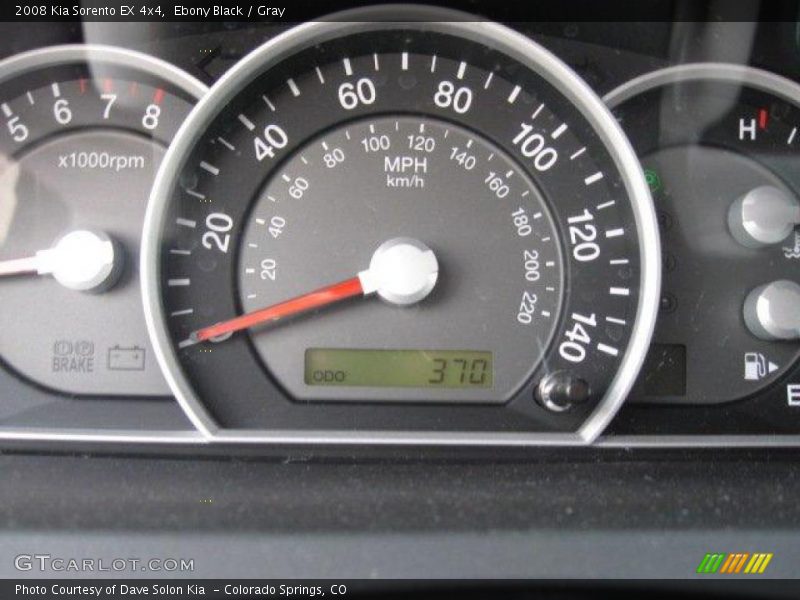 Ebony Black / Gray 2008 Kia Sorento EX 4x4