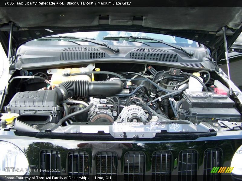Black Clearcoat / Medium Slate Gray 2005 Jeep Liberty Renegade 4x4