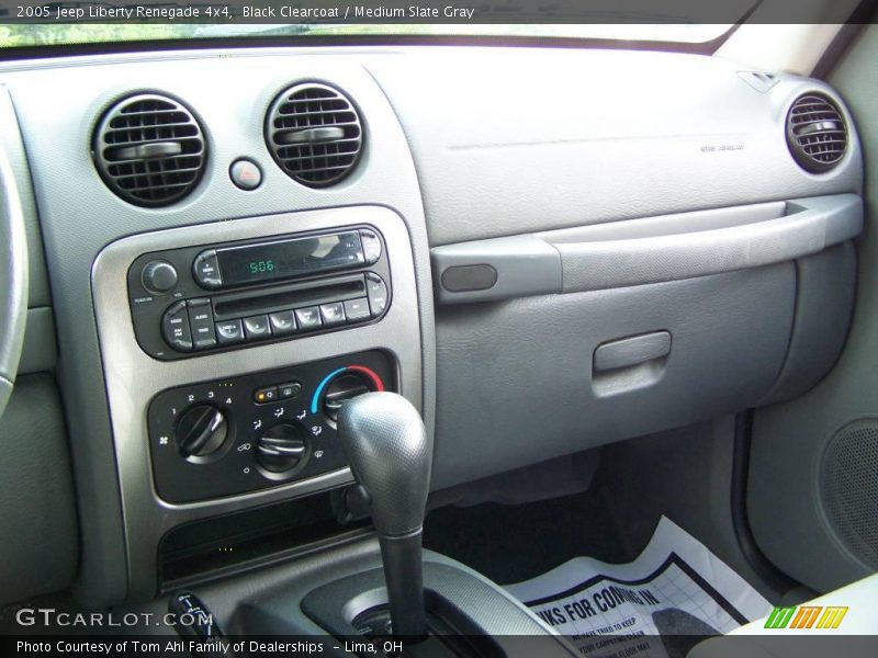 Black Clearcoat / Medium Slate Gray 2005 Jeep Liberty Renegade 4x4