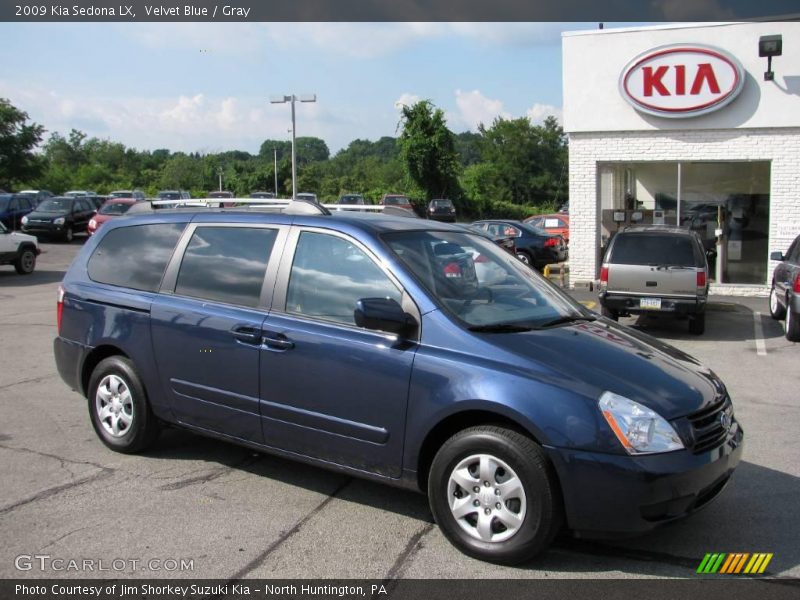 Velvet Blue / Gray 2009 Kia Sedona LX