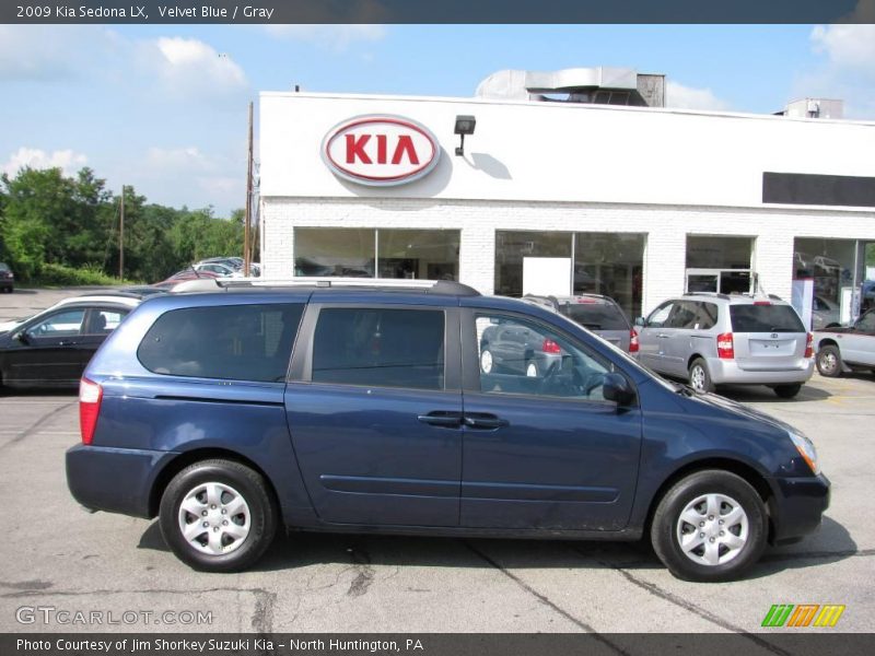 Velvet Blue / Gray 2009 Kia Sedona LX
