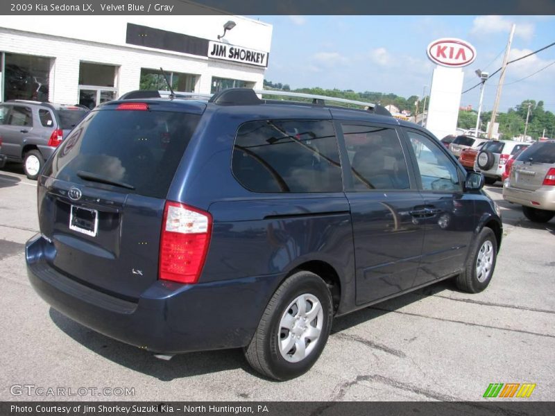 Velvet Blue / Gray 2009 Kia Sedona LX