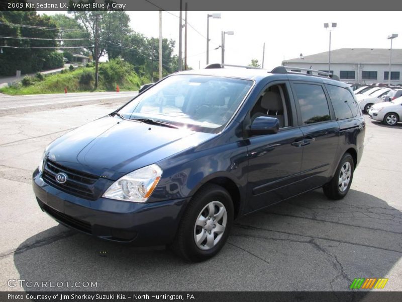 Velvet Blue / Gray 2009 Kia Sedona LX