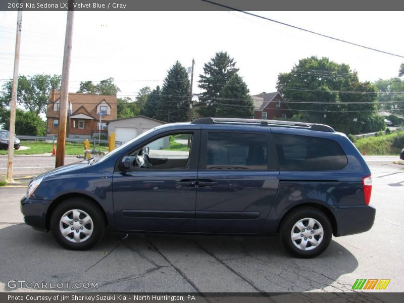 Velvet Blue / Gray 2009 Kia Sedona LX