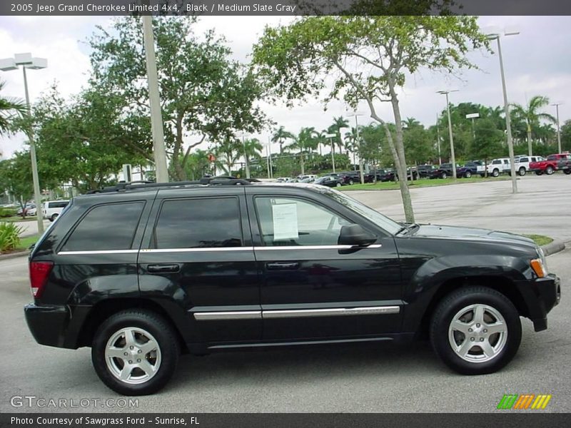 Black / Medium Slate Gray 2005 Jeep Grand Cherokee Limited 4x4