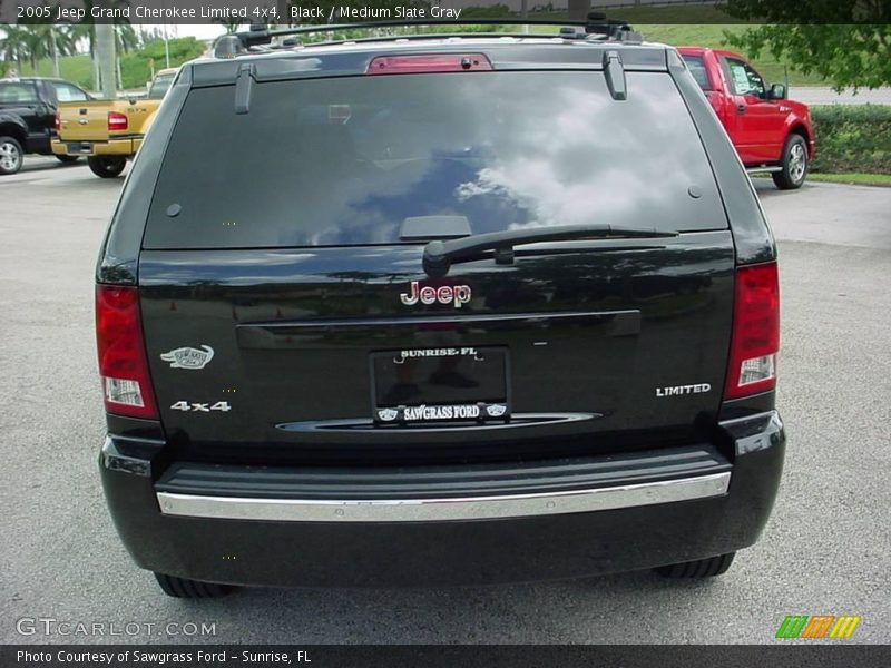 Black / Medium Slate Gray 2005 Jeep Grand Cherokee Limited 4x4