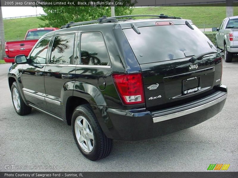 Black / Medium Slate Gray 2005 Jeep Grand Cherokee Limited 4x4