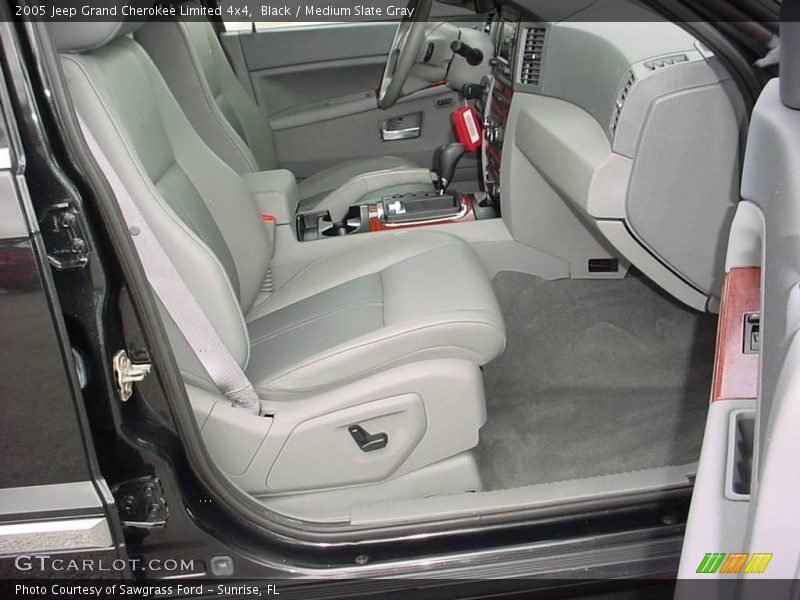 Black / Medium Slate Gray 2005 Jeep Grand Cherokee Limited 4x4