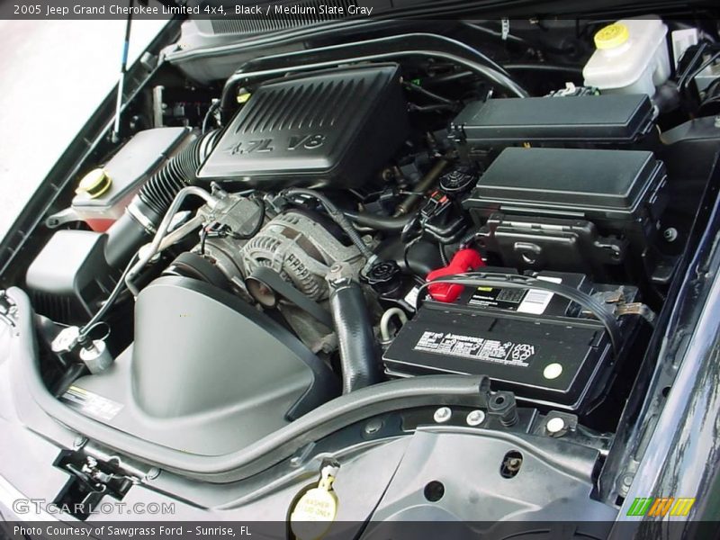 Black / Medium Slate Gray 2005 Jeep Grand Cherokee Limited 4x4