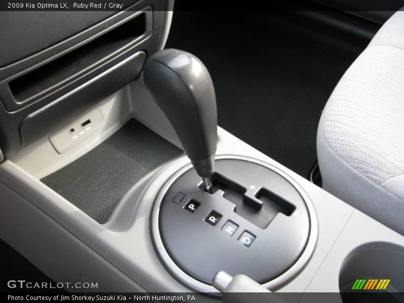 Ruby Red / Gray 2009 Kia Optima LX