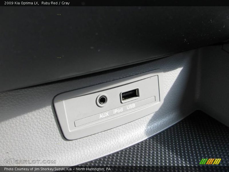 Ruby Red / Gray 2009 Kia Optima LX