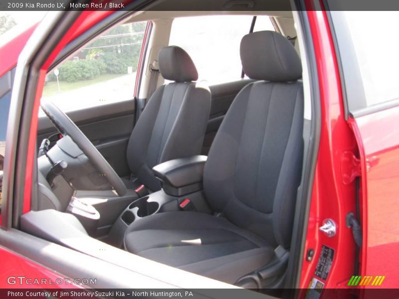 Molten Red / Black 2009 Kia Rondo LX