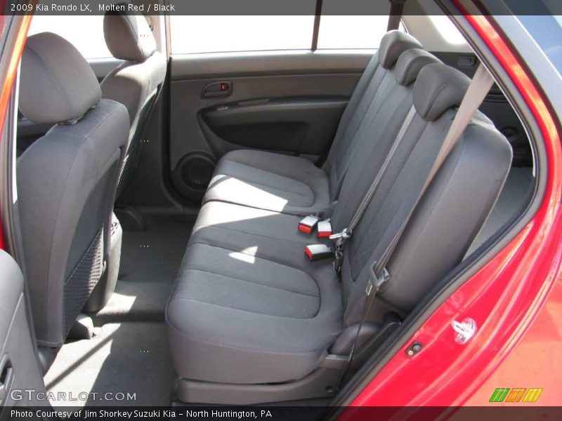 Molten Red / Black 2009 Kia Rondo LX