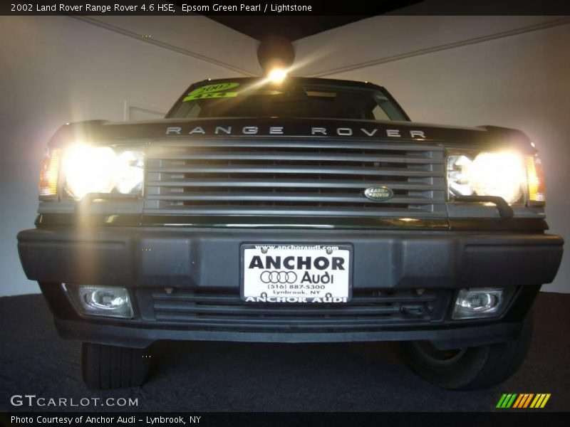 Epsom Green Pearl / Lightstone 2002 Land Rover Range Rover 4.6 HSE