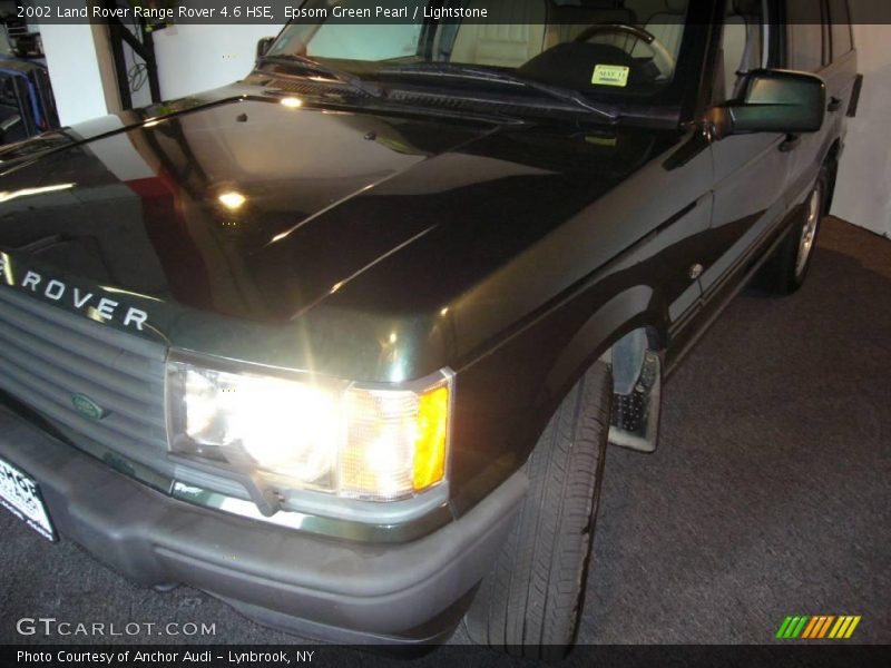 Epsom Green Pearl / Lightstone 2002 Land Rover Range Rover 4.6 HSE