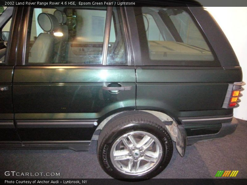 Epsom Green Pearl / Lightstone 2002 Land Rover Range Rover 4.6 HSE