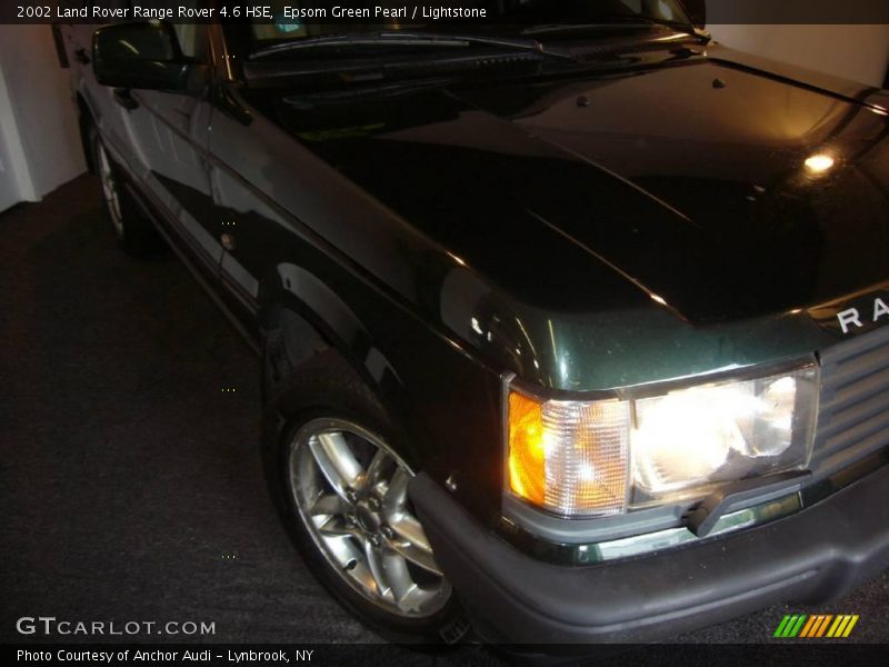 Epsom Green Pearl / Lightstone 2002 Land Rover Range Rover 4.6 HSE
