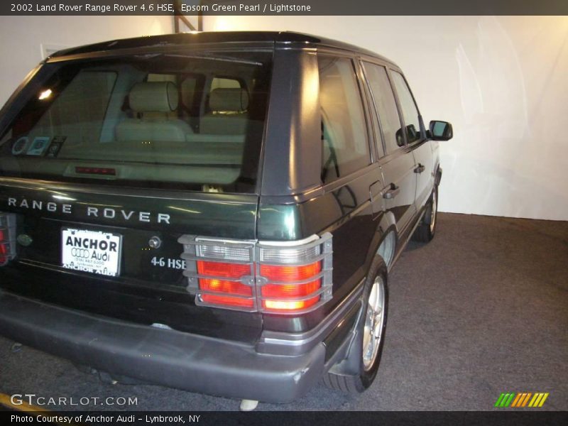 Epsom Green Pearl / Lightstone 2002 Land Rover Range Rover 4.6 HSE