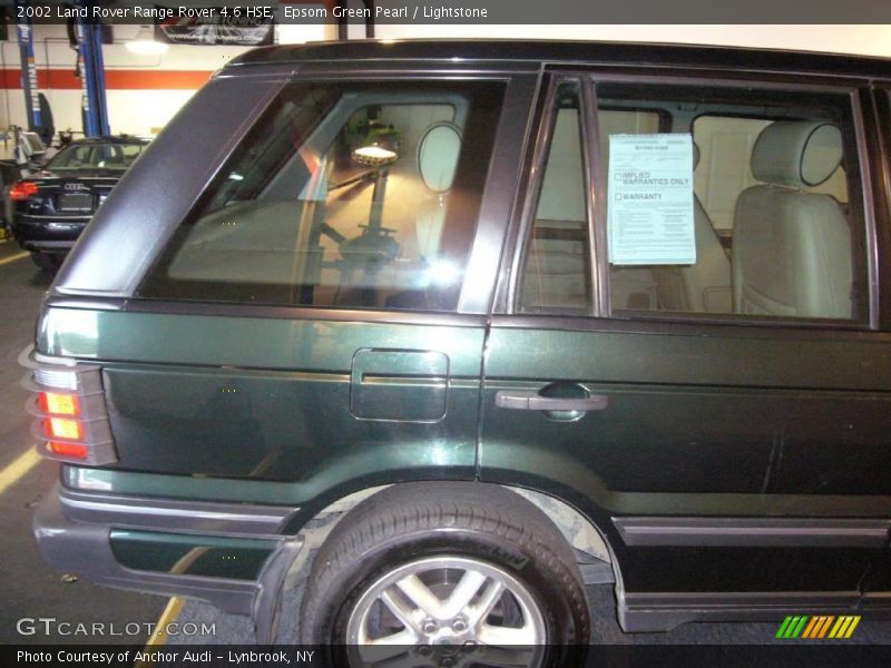 Epsom Green Pearl / Lightstone 2002 Land Rover Range Rover 4.6 HSE