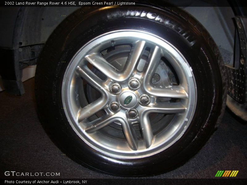 Epsom Green Pearl / Lightstone 2002 Land Rover Range Rover 4.6 HSE