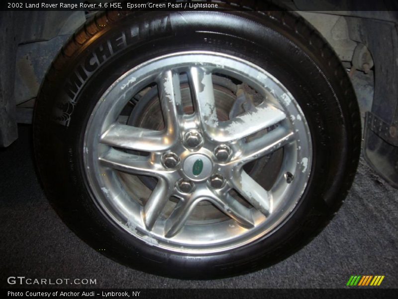 Epsom Green Pearl / Lightstone 2002 Land Rover Range Rover 4.6 HSE