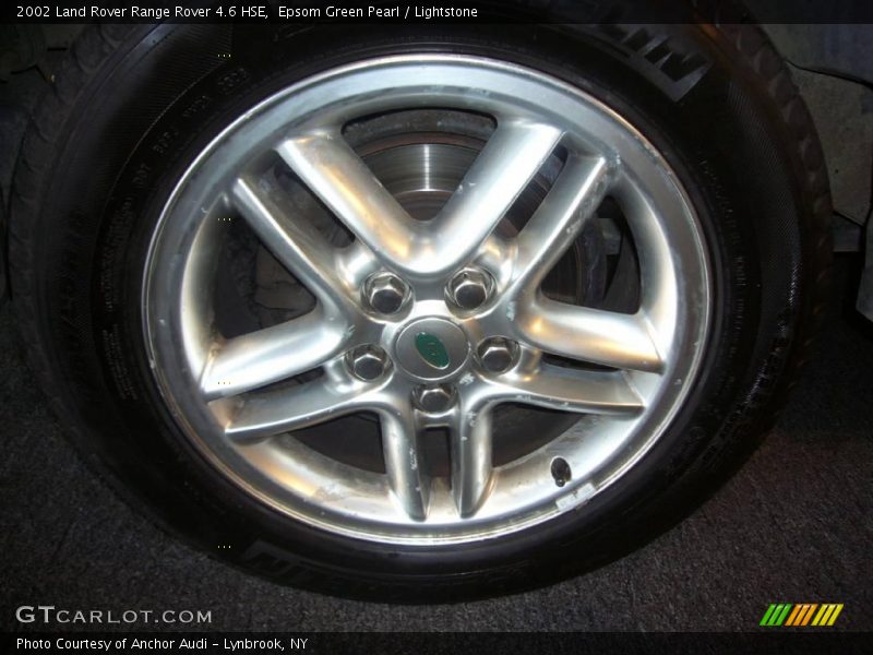 Epsom Green Pearl / Lightstone 2002 Land Rover Range Rover 4.6 HSE