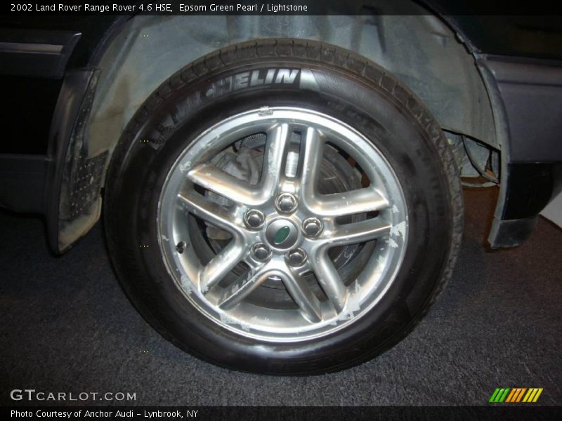 Epsom Green Pearl / Lightstone 2002 Land Rover Range Rover 4.6 HSE