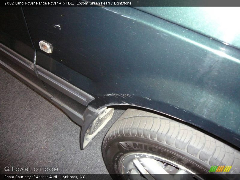 Epsom Green Pearl / Lightstone 2002 Land Rover Range Rover 4.6 HSE