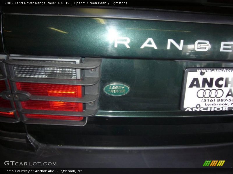 Epsom Green Pearl / Lightstone 2002 Land Rover Range Rover 4.6 HSE