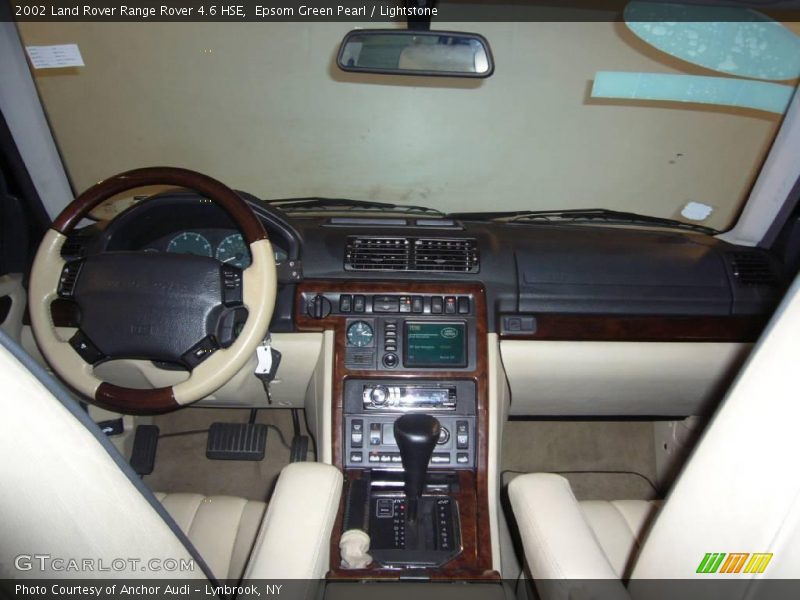 Epsom Green Pearl / Lightstone 2002 Land Rover Range Rover 4.6 HSE