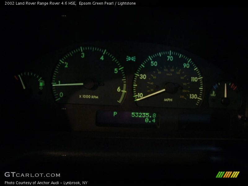 Epsom Green Pearl / Lightstone 2002 Land Rover Range Rover 4.6 HSE