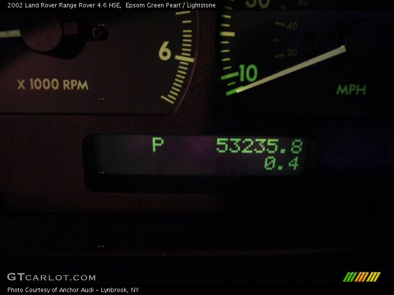 Epsom Green Pearl / Lightstone 2002 Land Rover Range Rover 4.6 HSE