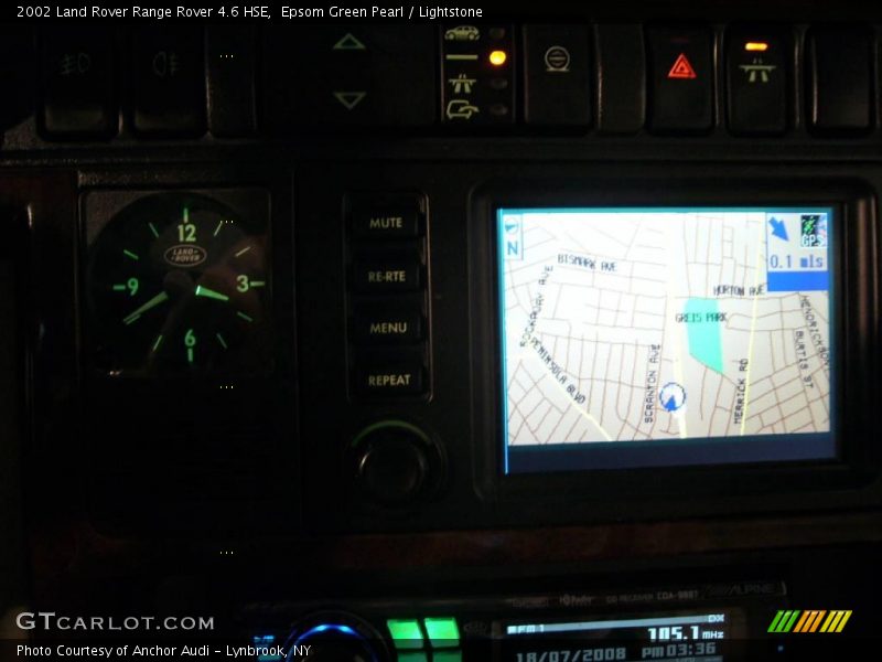 Epsom Green Pearl / Lightstone 2002 Land Rover Range Rover 4.6 HSE