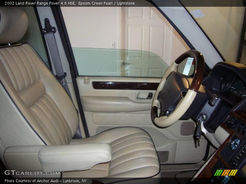 Epsom Green Pearl / Lightstone 2002 Land Rover Range Rover 4.6 HSE