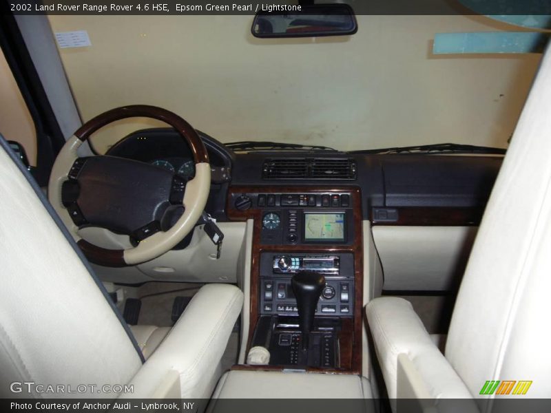 Epsom Green Pearl / Lightstone 2002 Land Rover Range Rover 4.6 HSE