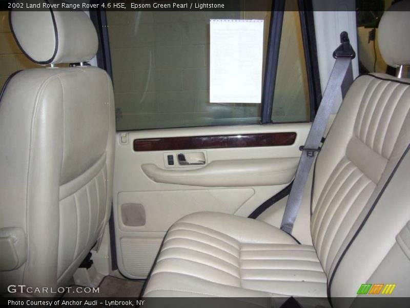 Epsom Green Pearl / Lightstone 2002 Land Rover Range Rover 4.6 HSE
