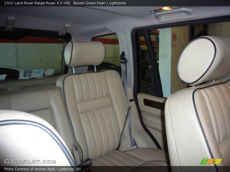 Epsom Green Pearl / Lightstone 2002 Land Rover Range Rover 4.6 HSE