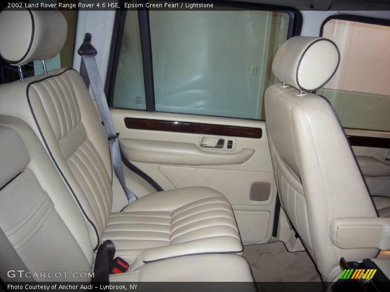 Epsom Green Pearl / Lightstone 2002 Land Rover Range Rover 4.6 HSE
