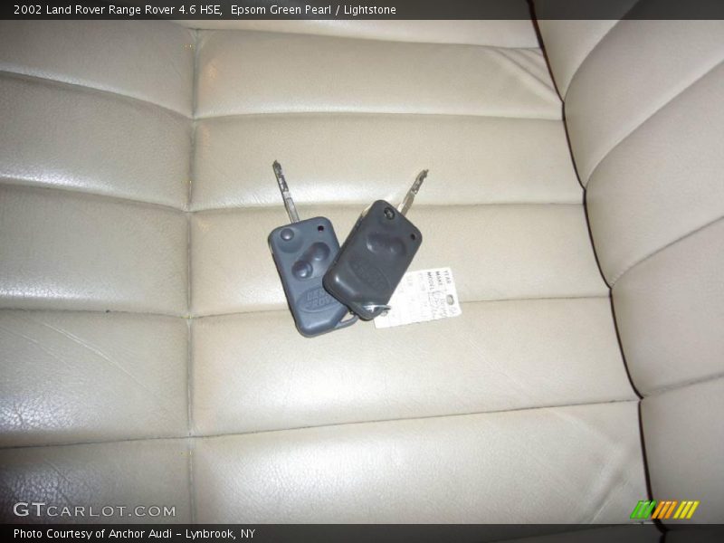Epsom Green Pearl / Lightstone 2002 Land Rover Range Rover 4.6 HSE