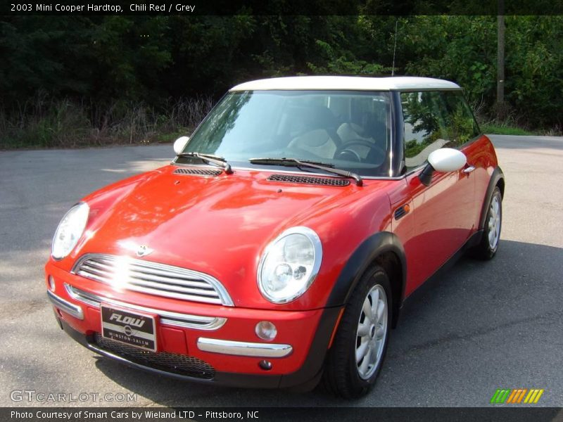 Chili Red / Grey 2003 Mini Cooper Hardtop