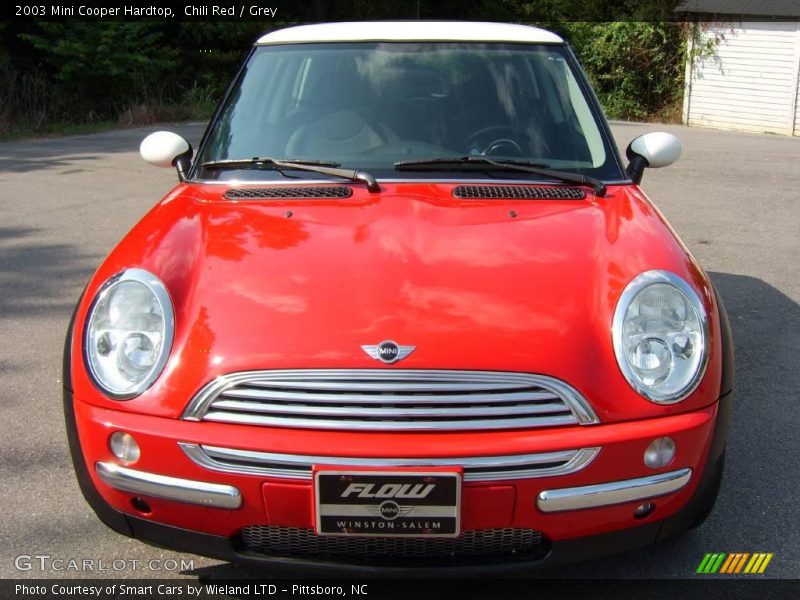 Chili Red / Grey 2003 Mini Cooper Hardtop