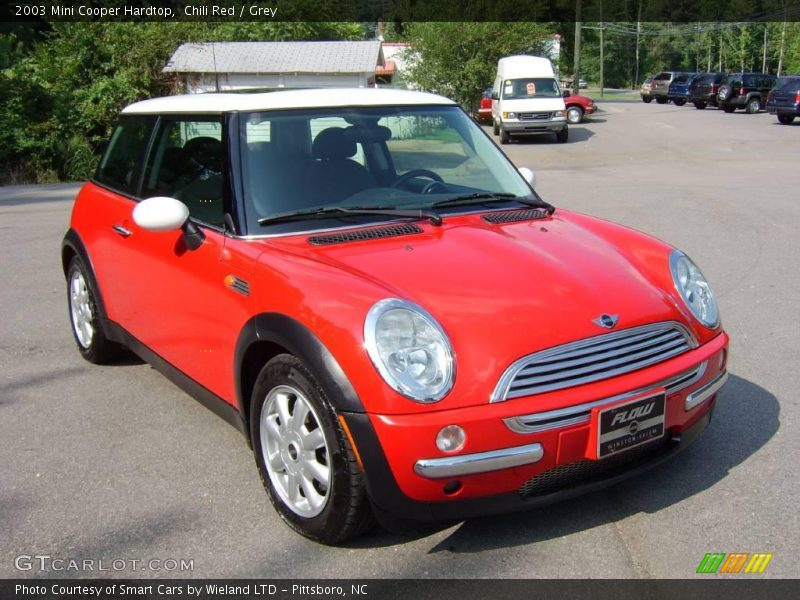 Chili Red / Grey 2003 Mini Cooper Hardtop