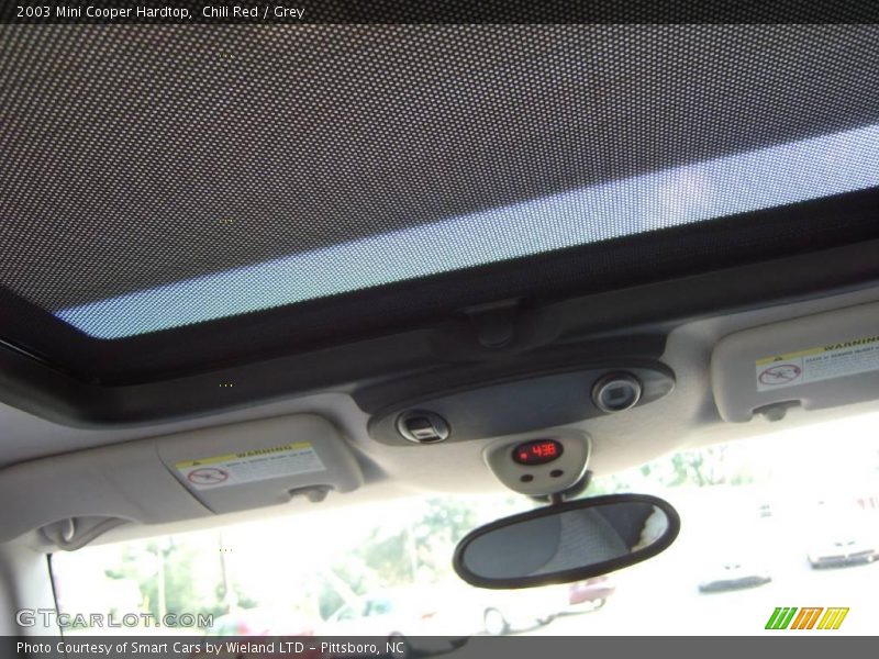 Chili Red / Grey 2003 Mini Cooper Hardtop