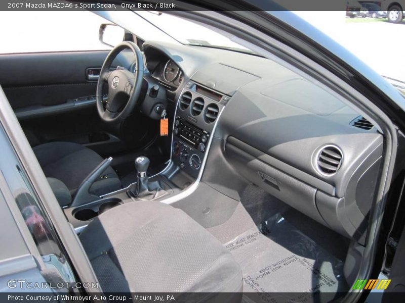 Onyx Black / Black 2007 Mazda MAZDA6 s Sport Sedan