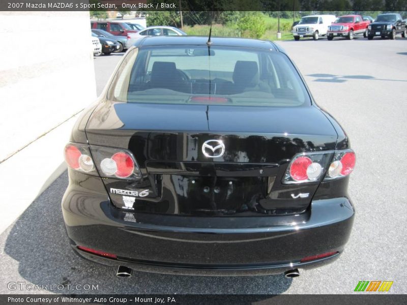 Onyx Black / Black 2007 Mazda MAZDA6 s Sport Sedan