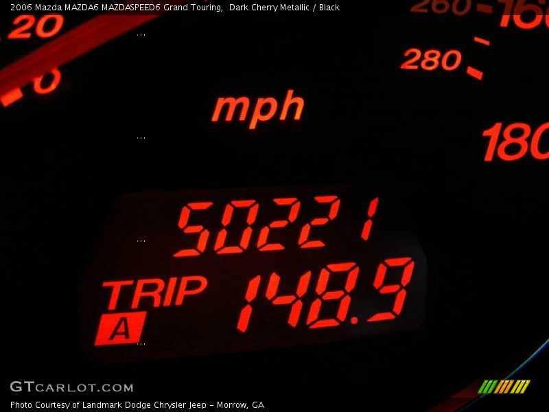 Dark Cherry Metallic / Black 2006 Mazda MAZDA6 MAZDASPEED6 Grand Touring